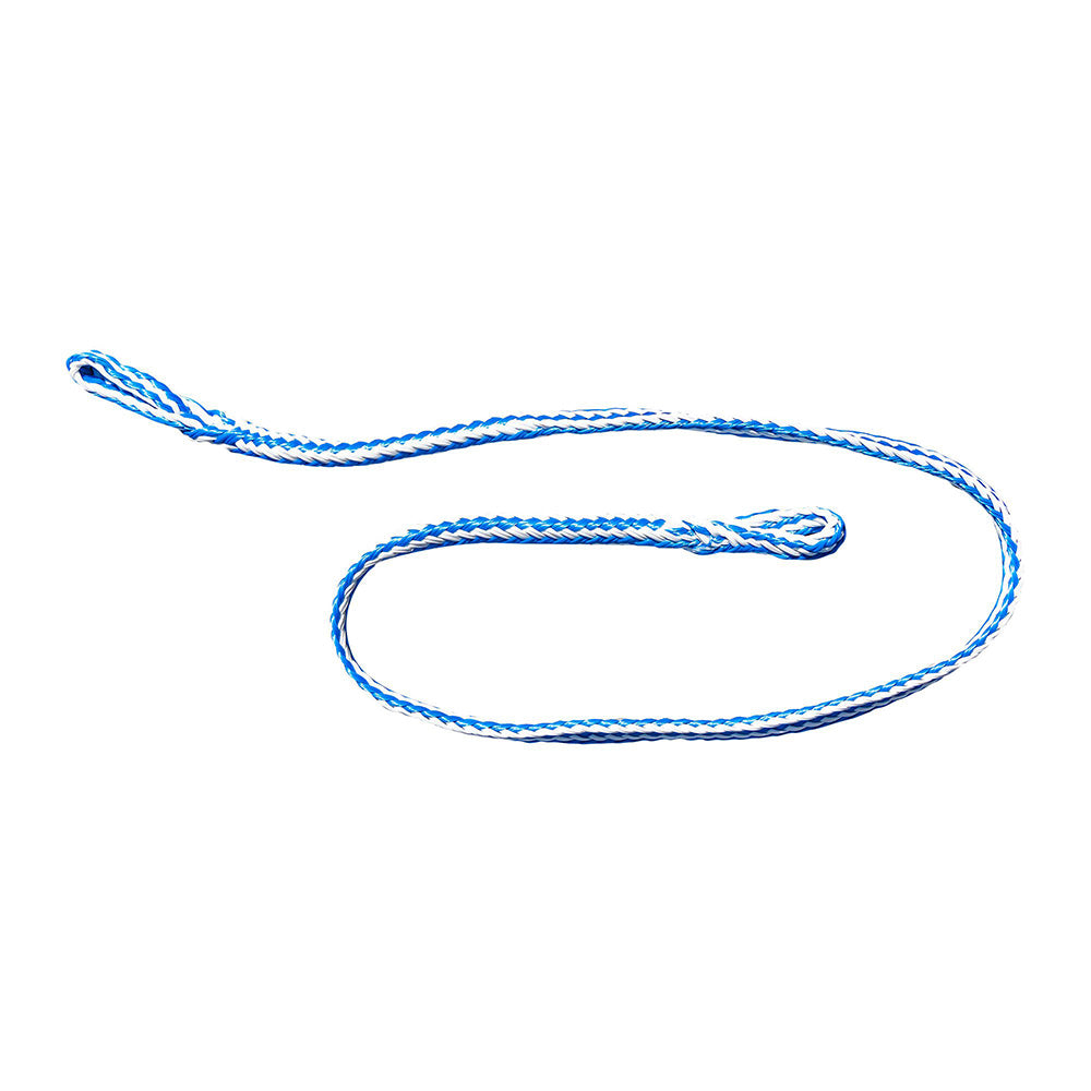 5-foot mooring ropes in light blue, coiled on a white surface (set of 10).