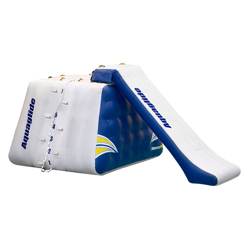 King of The Mountain set: inflatable waterslide with climbing wall.