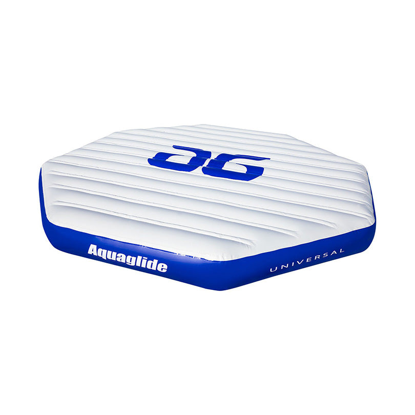 Aquaglide Universal Connection: Hexagonal inflatable water platform.