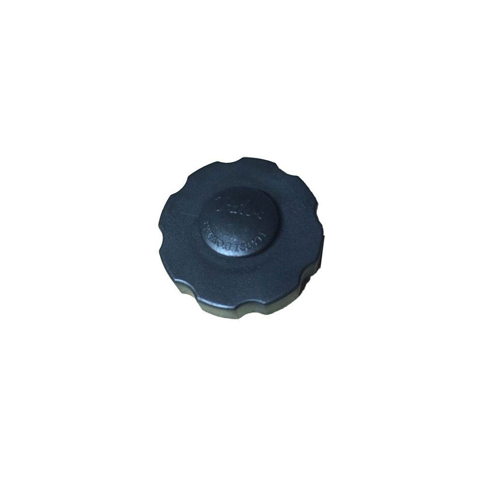 Rapid Inflate Cap Black: ribbed-edge, viewed from above.