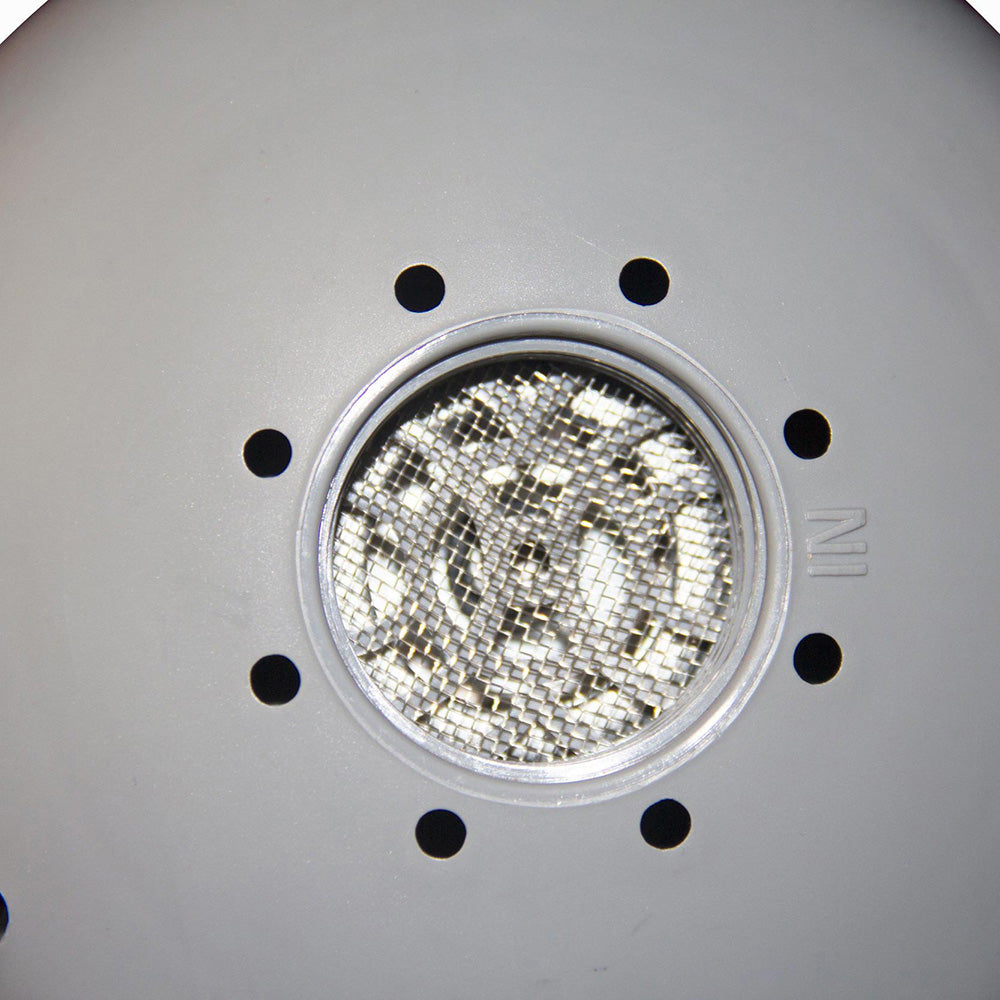 Close-up of Hurricane 110v 3.6 Pump, with perforated holes.