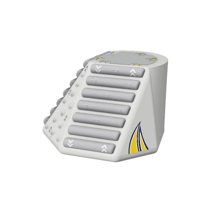 White Hammer with buttons, sailboat logo, and Interlock connection system.