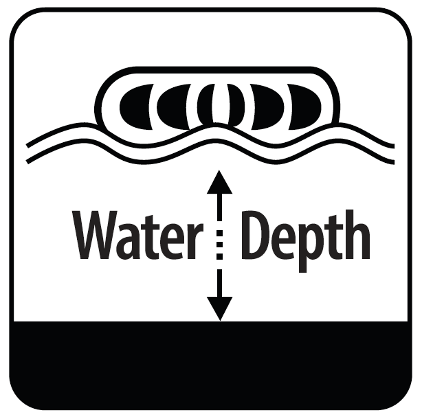 Graphic explaining the depth for an anchor.