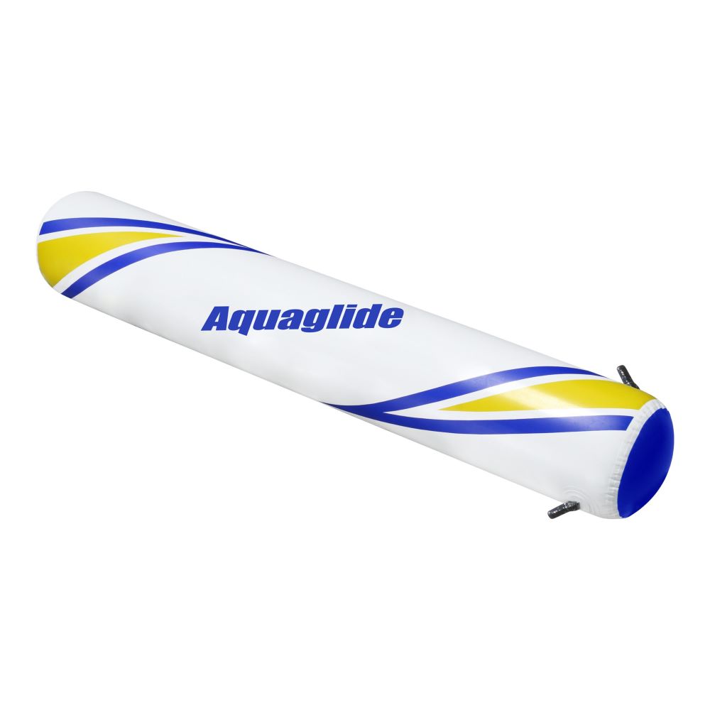 I-Log inflatable, blue, white, yellow water log—ideal for any aquapark.