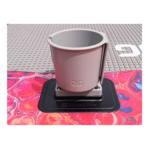 AG Cupholder shown in universal mount on SUP