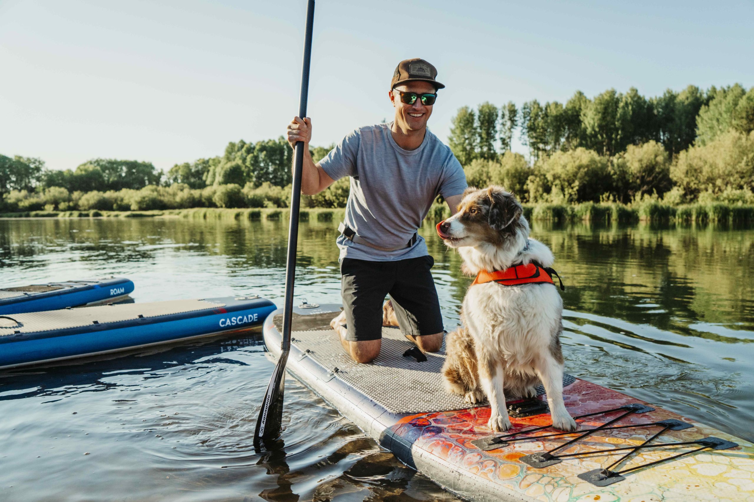 Read more about the article Pups on a Paddleboard: Introducing Your Dog To The Sport